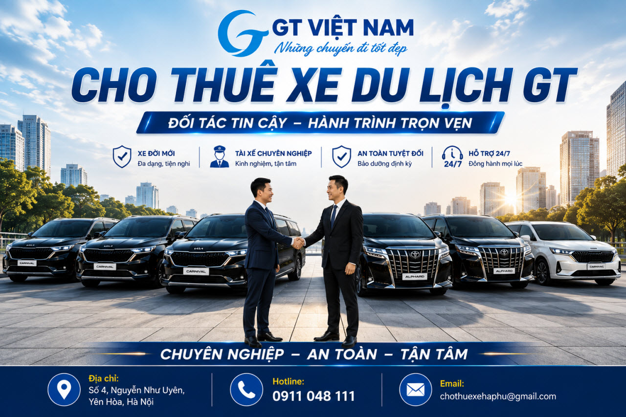Giới thiệu GT Việt Nam - Dịch vụ cho thuê xe Carnival tại Hà Nội